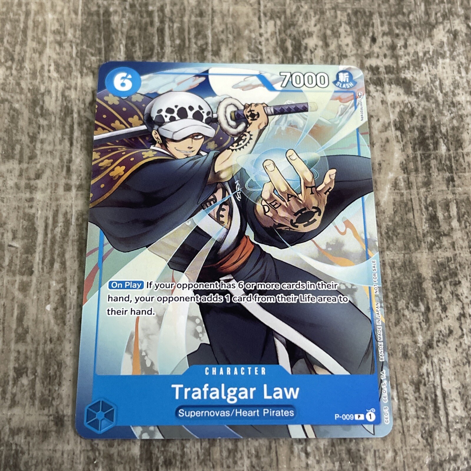 TRAFALGAR LAW - One Piece P-009 - P PROMO Tournament Pack Vol. 1