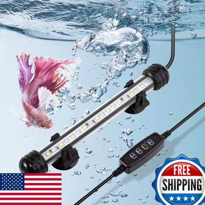 Datoo 4W 7.5Inch Submersible Aquarium Light Underwater Fish Tank Light Led