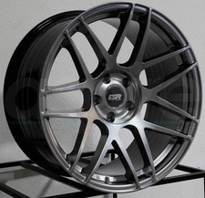 19x10.5 Esr Rf01 5x4.5 5x114.3 22 Hyper Black Wheels Rims Set 4 350z 370z 240sx