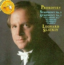 PROKOFIEV SLATKIN SLSO - Symphonies 1 & 5 - CD - **Mint Condition**