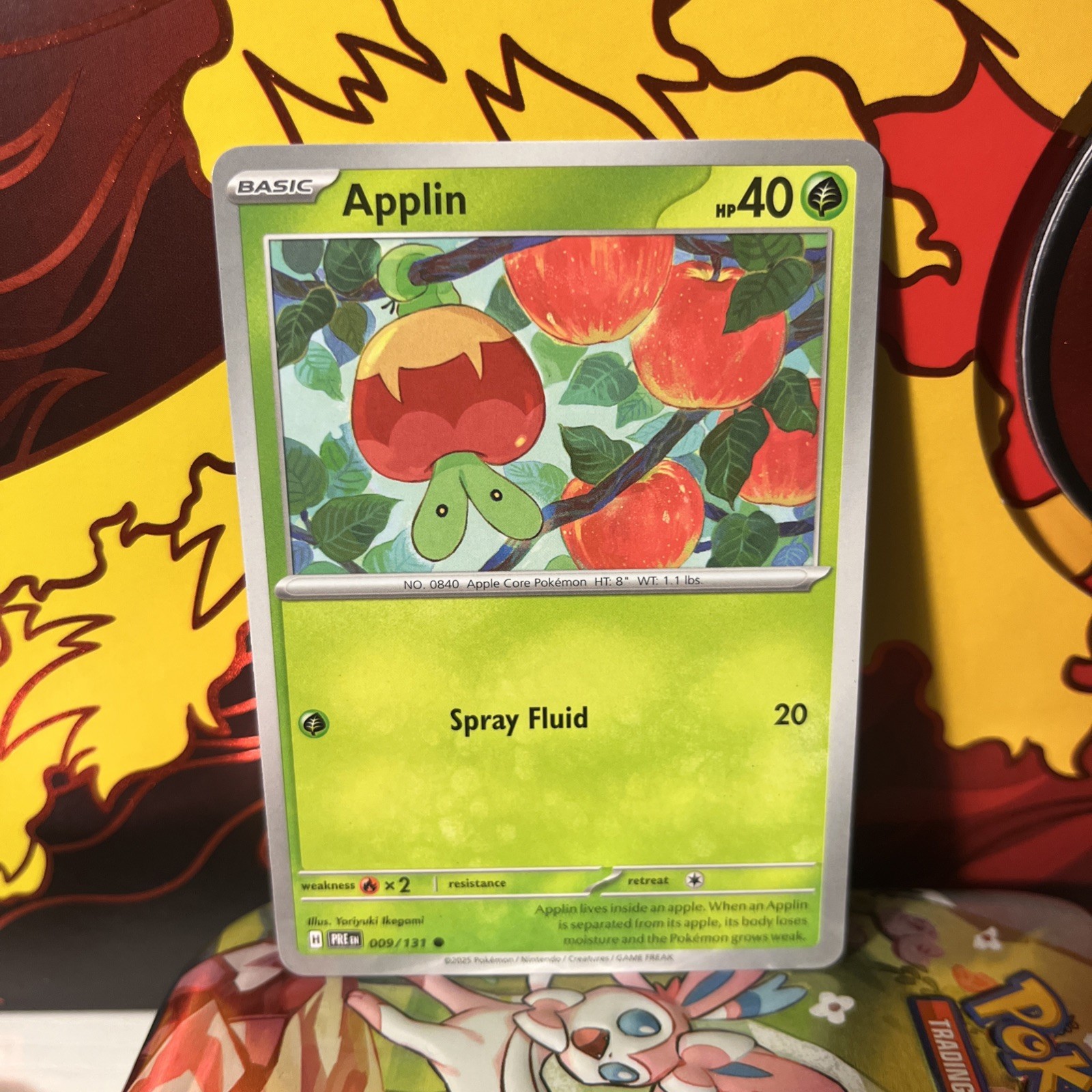 Pokemon TCG Card: APPLIN 12/142 | Common | Stellar Crown | NM/Mint