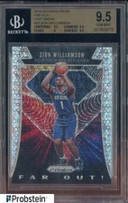 2019-20 Panini Prizm Far Out! Fast Break Zion Williamson RC Rookie BGS 9.5
