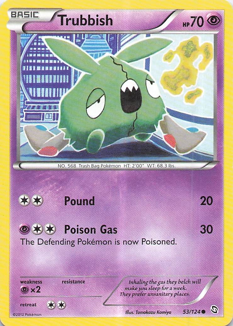 Trubbish Common Dragons Exalted 53/124 LP Normal