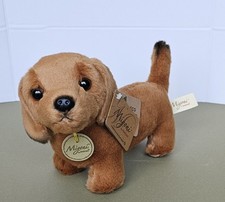 Aurora Miyoni Dachshund Brown Puppy Dog 10" Long Plush Stuffed Animal With Tags
