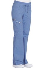 Healing Hands Blue Label Dylan Scrub Pants Ceil Blue Size L Style 9124 New