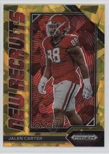 2023 Panini Prizm Draft Picks New Recruits Gold Ice Jalen Carter #NR-10 14tz