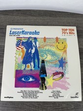Pioneer LaserKaraoke Top Ten 70's Hits Volume 9 Laserdisc LD Video Sing Along