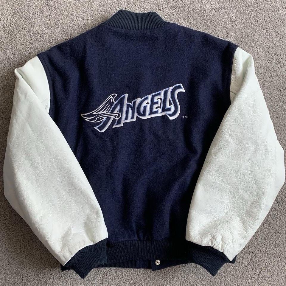 Vintage 90s Los Angeles Angels MLB Wool & Leather Varsity Bomber