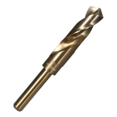 20 mm HSS 5 % Kobalt M35 Bohrer reduzierter Schaft für Edelstahl, Metall, Holz,