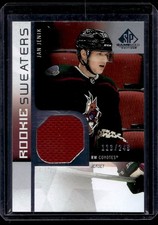 2021-22 SP Game Used Rookie Sweaters Jersey Jan Jenik RC 123/249 #RS-JJ