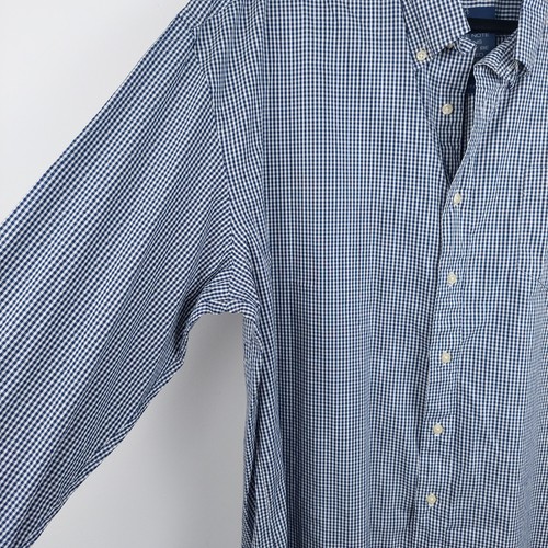 Camisa de algodón Gant Gingham 3XL azul nueva con etiquetas Yale Campus para hombre’s - Imagen 7 de 21