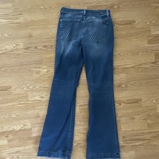 7 For All Mankind Women  s Bootcut Blue Denim Jeans Medium Wash 5-Pocket