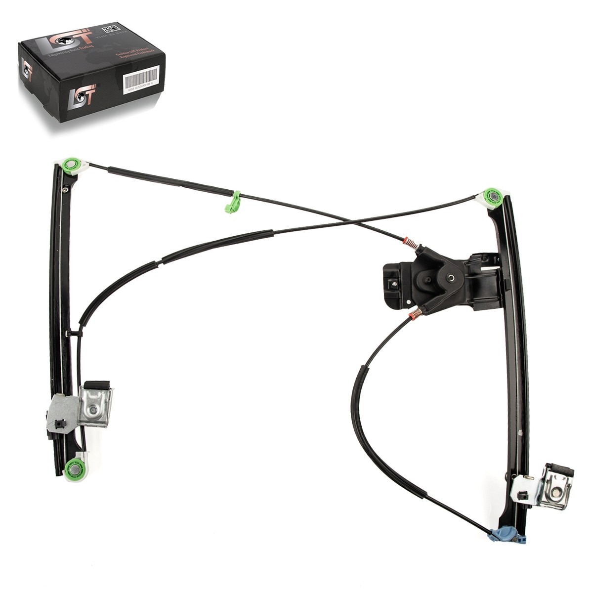 Manual Window Regulator Front Right Mechanical For VW Polo 6N1 2/3 Door 94-99
