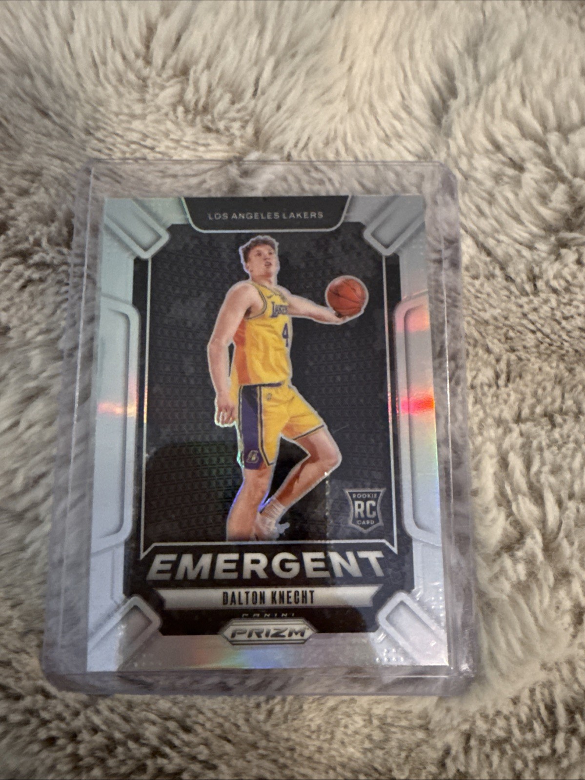 2024-25 Panini Prizm - Emergent Dalton Knecht #10 Silver Prizm (RC)