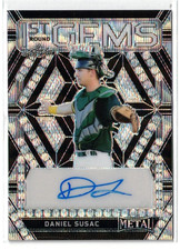 2022 Leaf Metal BLACK Wave RC AUTO Daniel Susac! Giants! Rookie! Autograph! /3