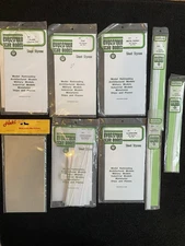 Huge Lot Evergreen Scale Models Supply Styrene Sheet Odds and ends assortment K1
