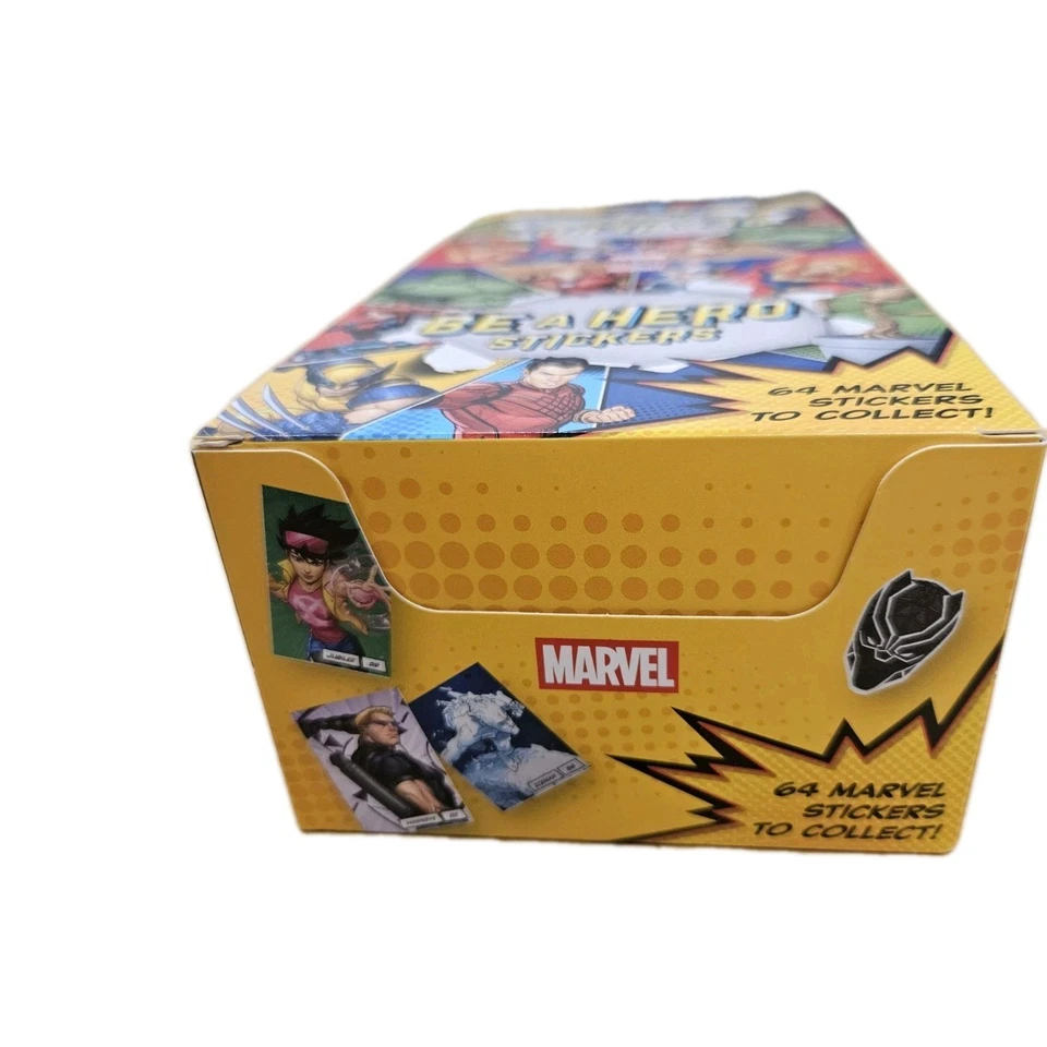 Pegatinas Marvel Be A Hero - Lote de 99 paquetes sin abrir - Universo Loblaw Foto 4 de 4