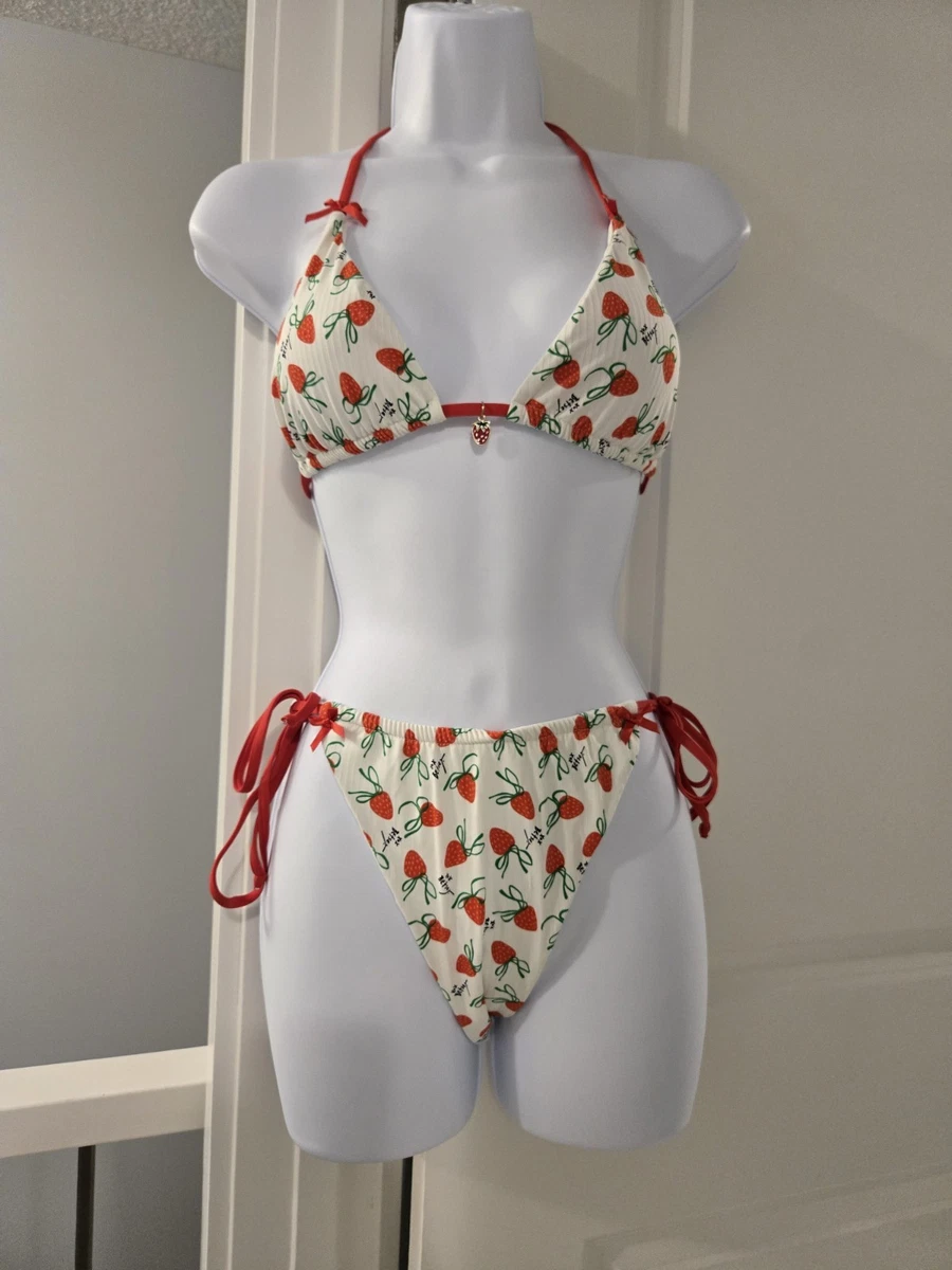 ベッツィージョンソン　水着 Betsey Johnson Red Bikini Swimwear for Women for sale | eBay