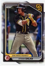 2024 Bowman Prospects #BP-102 Ethan Salas San Diego Padres