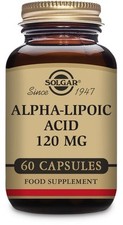 Image of Solgar Alpha-Lipoic Acid 120mg 60 Capsules X 1
