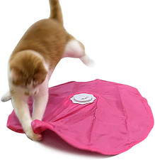 Interactive Cat Play-Catch the Tail-Electric, Rotating Feather , Motion, Automat