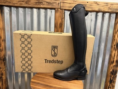 Tredstep Medici II Field Tall Riding Boots EU 40 US 9 Slim Tall Black NEW