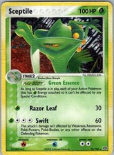 Sceptile 10/106 Holo Rare Emerald DAMAGED CREASED on eBay