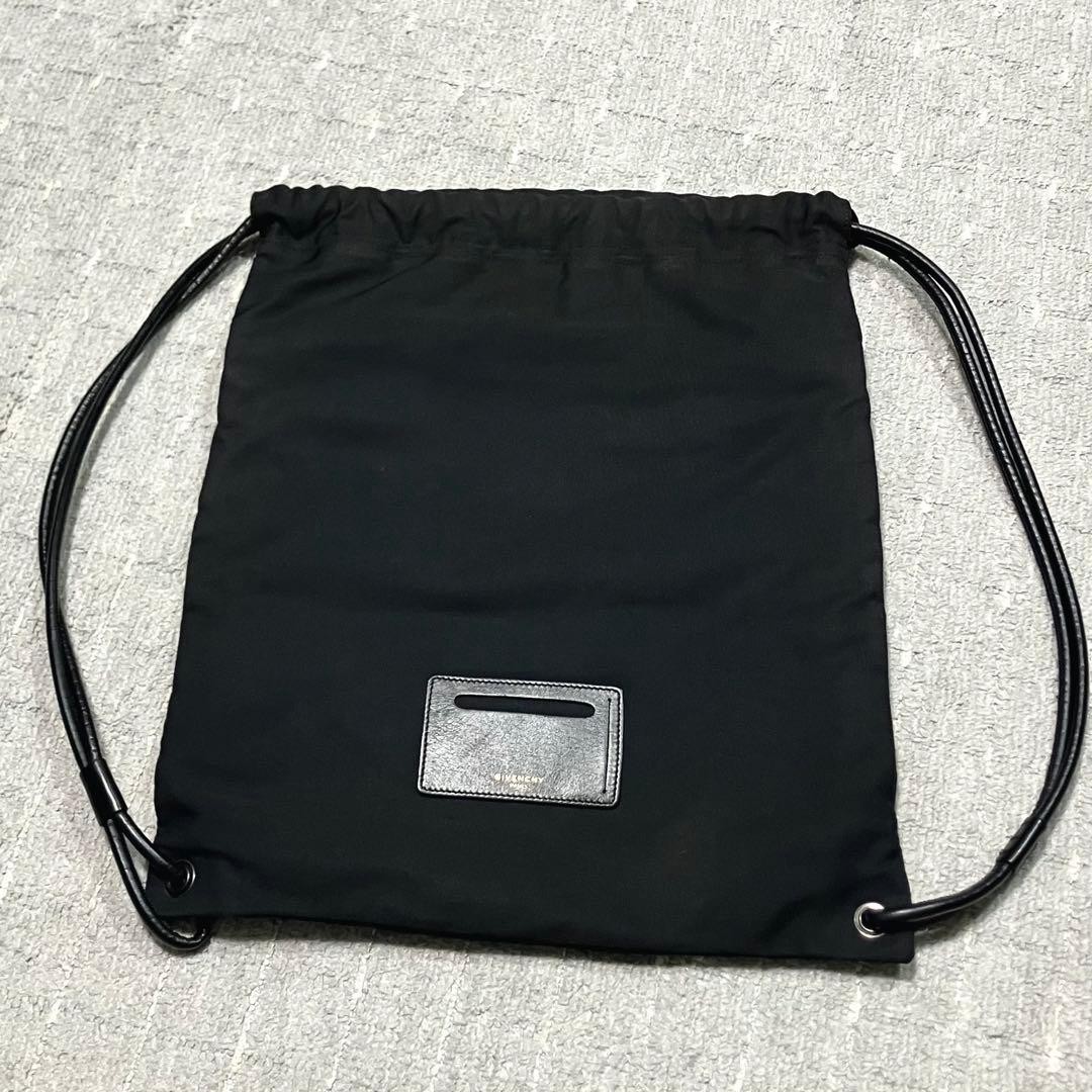 Givenchy Knapsack Backpack Drawstring Bag Black Canvas thumbnail 5