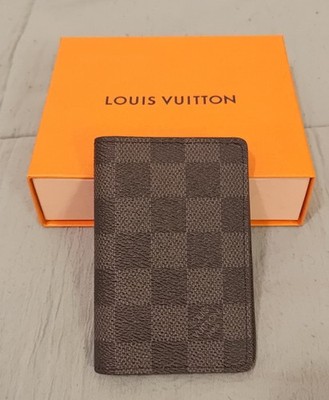 Louis Vuitton Damier Graphite Pattern Men's Signature Wallet