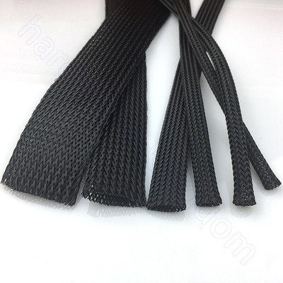 PET Nylon Geflechtschlauch 1 mm - 18 mm Braided Sleeve Tube Cable Wire Sleeving