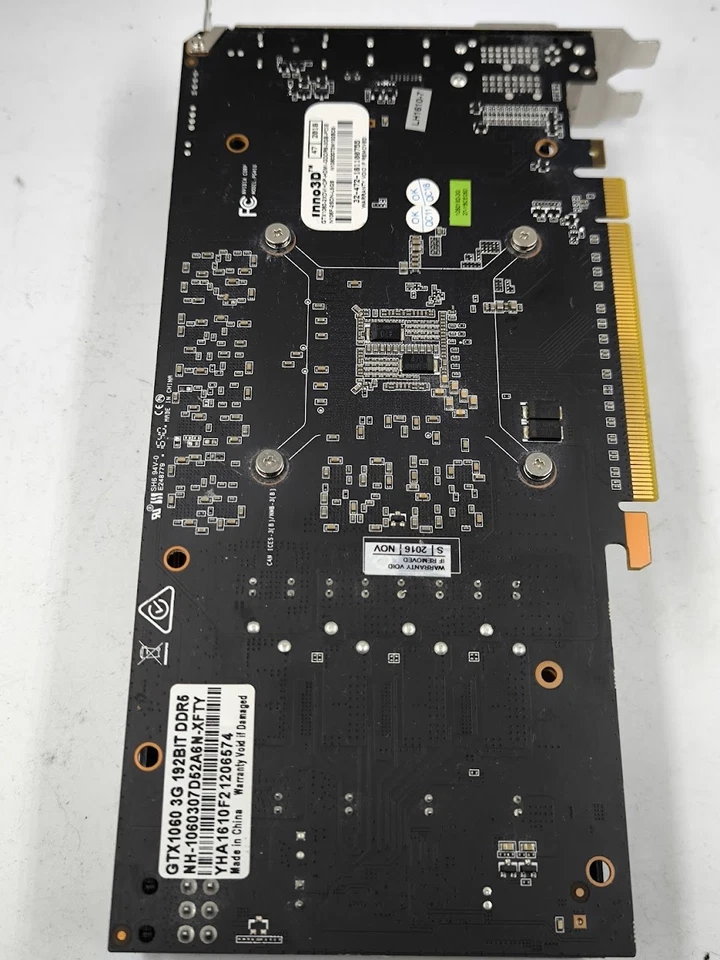GTX1060 3GB Graphics Card - Working - Image 2 of 4