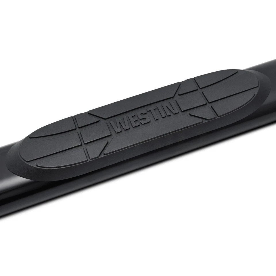For Nissan Titan 04-15 Westin 4" Premier Cab Length Black Oval Tube Step Bars Foto 4 de 4