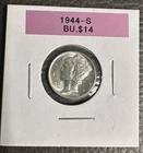 1944-S BU Mercury Dime