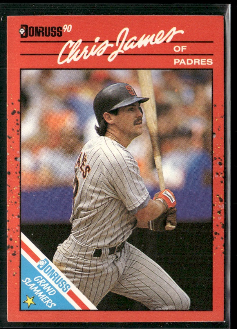 1990 Donruss Grand Slammers Chris James San Diego Padres #3