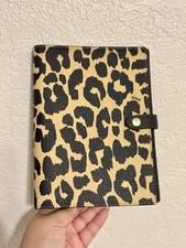 NWT Coach Notebook With Leopard Print In Gold/Leopard Fast Shipping