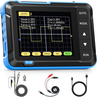DSO152 Handheld Oscilloscope - 2.8'' TFT Digital Oscilloscope Kit 200Khz Bandwidt