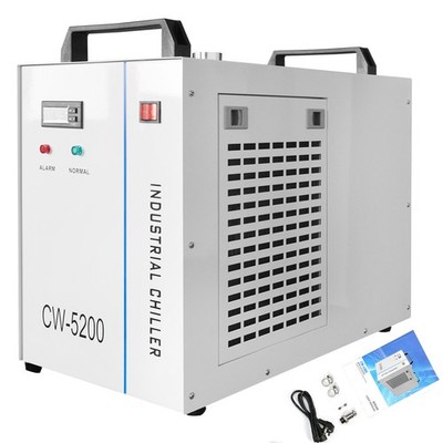 CW5200 Laser Industrial Water Chiller 6L for CO2 Laser Tube Engraver Cutter