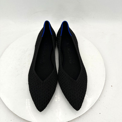 Rothy's The Point Women Size 8.5 Dark Grey Ballet Flat Slip On Comfort Shoes