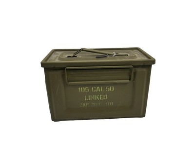 #6 US Ammunition Box Munitionskiste Ammo Metallkiste Gurtkasten