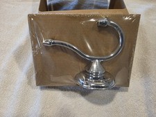 Allen Roth, Chrome, Double Robe Hook, Towel Hook, NEW, Free Shipping.