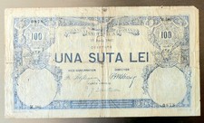Romania 100 LEI  / 1907 APR 12  / , circulated, Extremely Rare