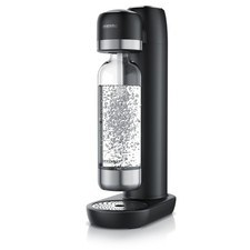 Arendo Soda Maker Wassersprudler Flaschenkapazität 1000ml Schwarz BPA-Frei