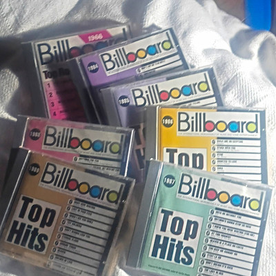 Billboard Top Hits Artists CD Compilation 1966,1988,1989, 1987, 1986,1985, 1984
