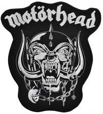 Motorhead Back Patch Warpig Snaggletooth Embroidered Sew On Rock Metal Band Logo