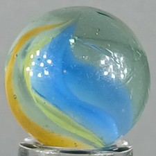 Vintage Imported Hybrid Cat's Eye Marble .60 Inches Near-Mint Condition