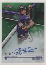 2018 Bowman's Best of Green Refractor 40/99 Colton Welker #B18-CW Auto h3a