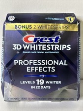 Crest 3D White Whitestrips - Professional Effects 19 Levels Whiter 44 Strips