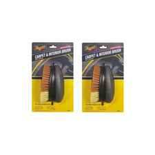 2x Meguiar’s Carpet & Interior Brush – Polsterbürste für Auto-Innenreinigung