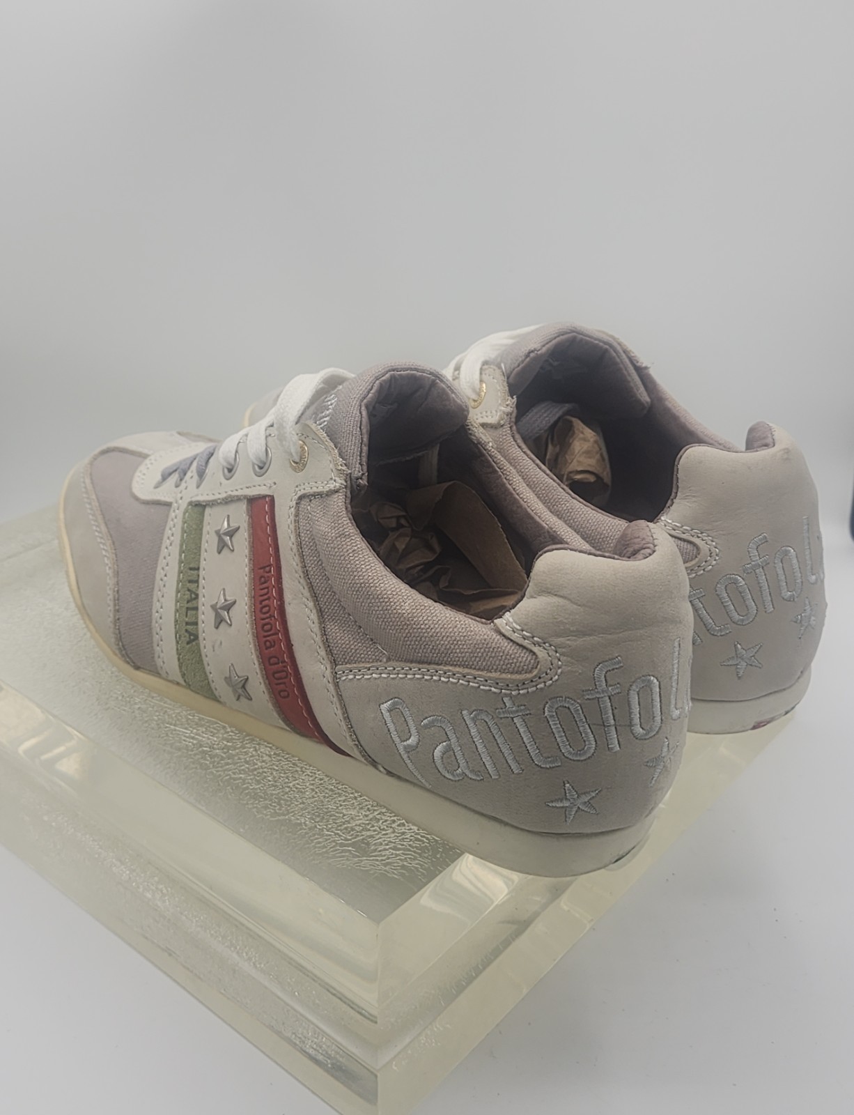 PANTOFOLA D’ORO Pantofola D'Oro Uomo Sneakers casual ispirate al calcio taglia 10 made in Italy