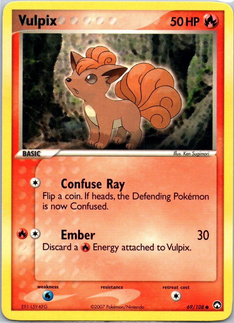 Vulpix 69/108 Common Power Keepers LP